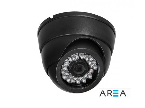 1.3 MP AHD SiYAH DOME KAMERA 24 led