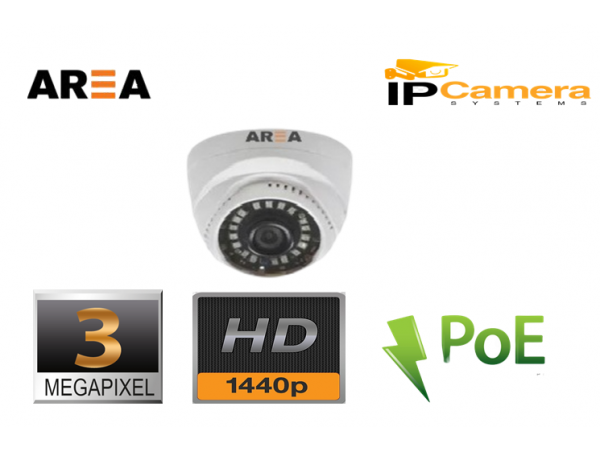 3MP FULL HD İP  DOME KAMERA