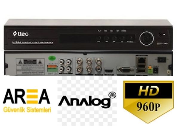 4 Kanal CIF H.264 ANALOG DVR Kayıt Cihazı