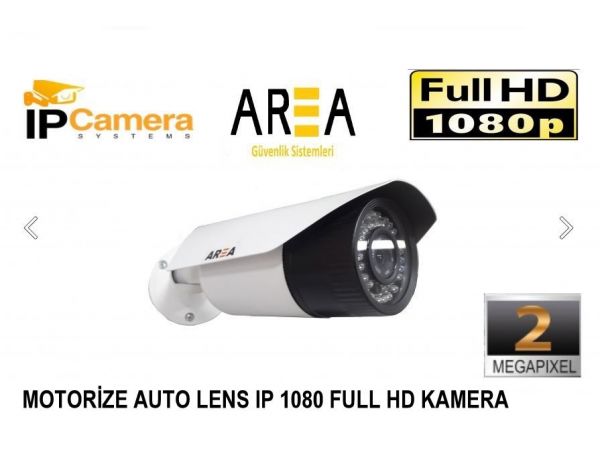 Motorize Lens IP 2MP 1080 HD Kamera