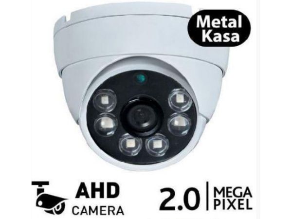 2 MP AHD METAL KASA GECE GÖRÜŞ DOME KAMERA