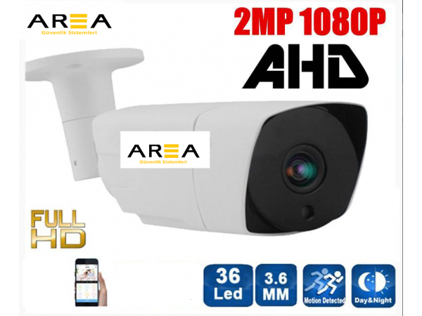 2 MP 1080P AHD 36 Led 3.6 MM Lens Metal Kasa Güvenlik Kamerası AR-9765