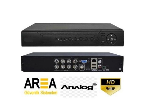 DVR-1208 8 Kanal CIF H.264 ANALOG DVR Kayıt Cihazı