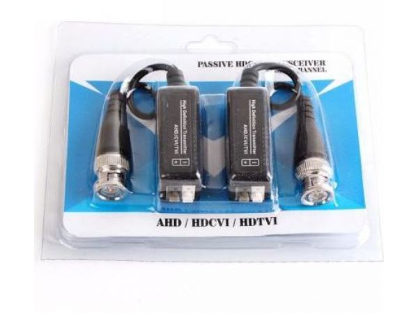 HD 720 P/1080 P HDCVI AHD HDTVI Için UTP BNC Konnektör Cat5/5e/6 Video Balun Pasif