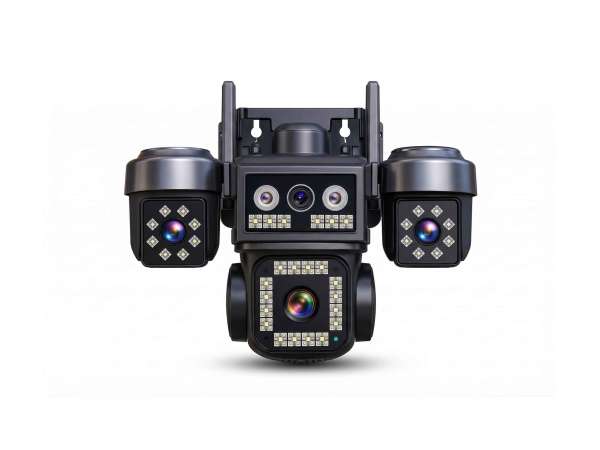 4 Kameralı Dış Mekan Kablosuz Wifi Ultra HD Ptz Speed Dome Wireless Güvenlik Kamerası