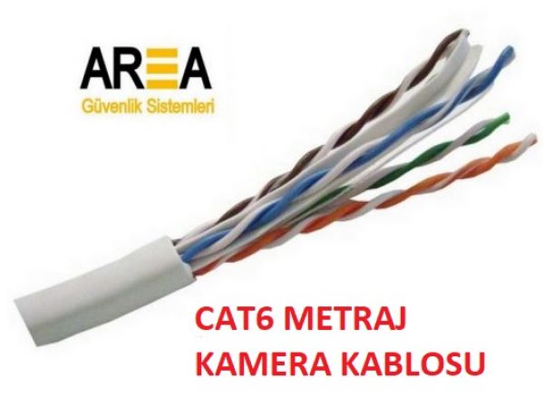 CAT6 CCA KAMERA İNTERNET KABLOSU   METRE OLARAK