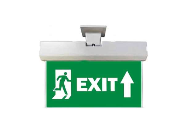 Işıklı Şarjlı Acil Exit Yönlendirme Tabelası - Masfallı - Zincir Destekli - Özel Tasarım2