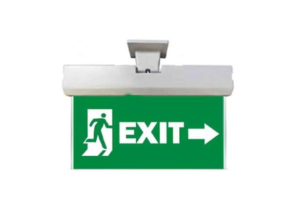 Işıklı Şarjlı Acil Exit Yönlendirme Tabelası - Masfallı - Zincir Destekli - Özel Tasarım3