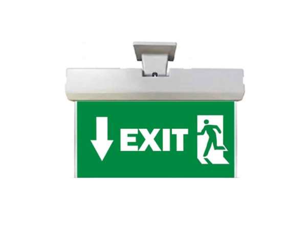 Işıklı Şarjlı Acil Exit Yönlendirme Tabelası - Masfallı - Zincir Destekli - Özel Tasarım15