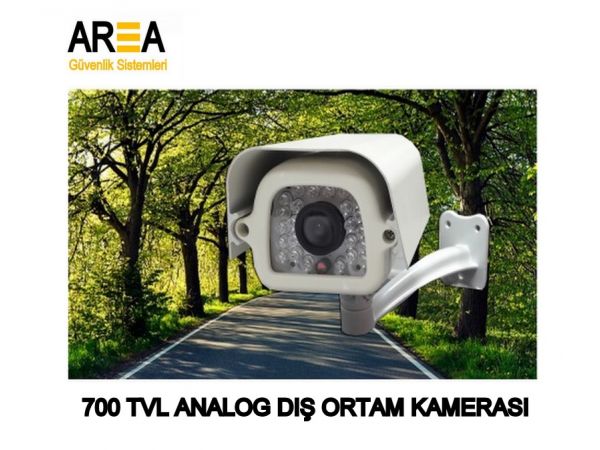 Area 700 TVL Analog Gece Görüşlü Dış Ortam Güvenlik Kamerası AR-700