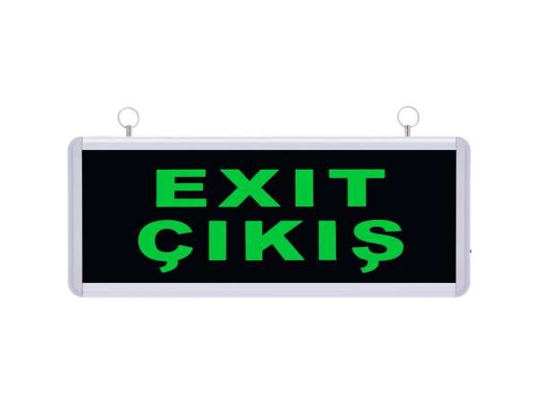 Çift Yönlü Acil Exit Çıkış Yönlendirme Armatürü Çift Yönlü Acil Exit Çıkış Yönlendirme Armatürü