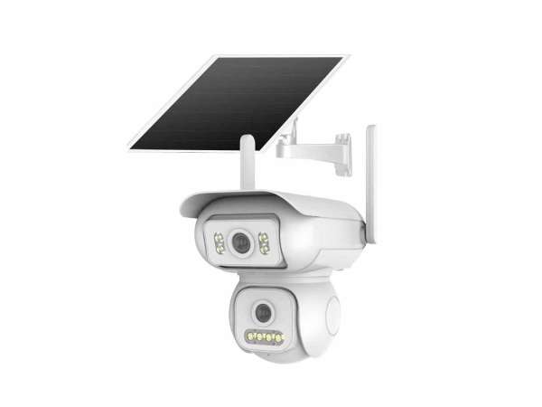 6 Mp Ultra HD Iki Kameralı Solar Wifi 4ır+4led Ptz Güvenlik Kamerası