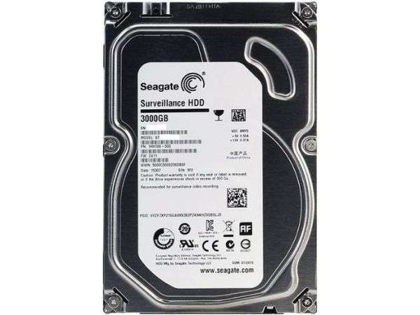 3 TB Seagate 3.5 İnc 7/24 Güvenlik Harddiski