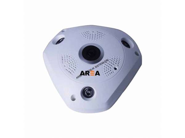 5MP Ip Balık Gözü 360 Derece Sesli Gece Görüşlü Nvr Kayıt Cihazı