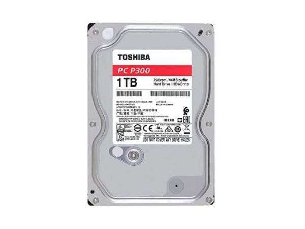 1.0 TB TOSHIBA 3.5 İNÇ7/24 GÜVENLİK HDD