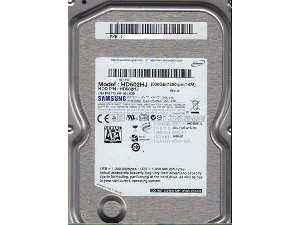 500 GB Samsung 3,5' Digital Güvenlik Hard diski