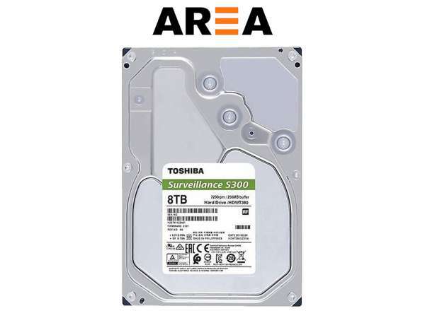 8TB TOSHİBA S300 HDWT380UZSVA 7200 RPM 256 MB 3.5" SATA 3 H