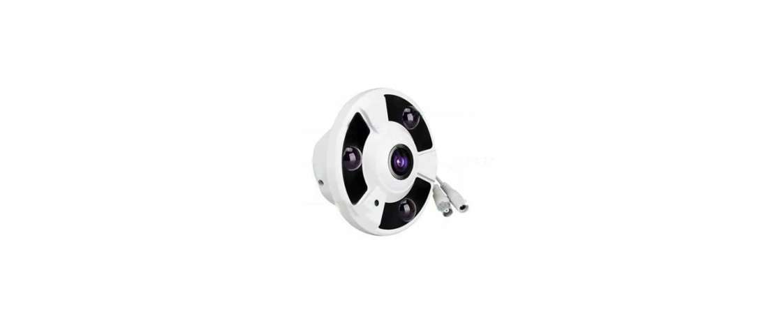 2MP 360 Derecelik 1080p Geniş Açı Ultra HD Ahd Gece Görüşlü Balık Gözü Metal Kasa Güvenlik Kamerası