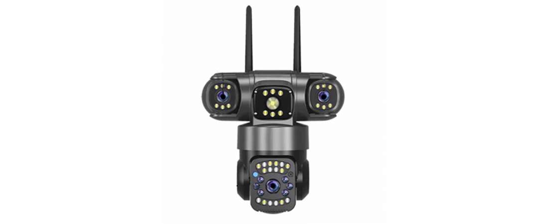 3 Kameralı Wifi Alarmlı Hareket Takipli Full Hd Alarmlı Güvenlik Kamerası