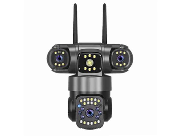 3 Kameralı Wifi Alarmlı Hareket Takipli Full Hd Alarmlı Güvenlik Kamerası