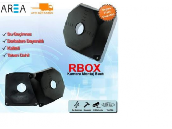 Siyah Kamera Montaj Buatı Rbox Buat Taban Dahil AR-SRBOX