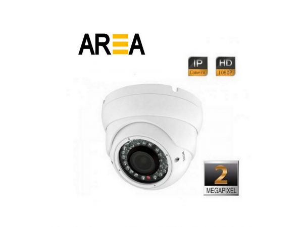 2MP 1080P IR Dome 2.8 - 12mm Varifocal Lens IP Kamera