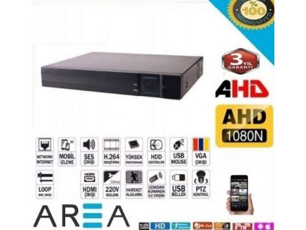 4 Kanal  AHD Dvr FULL HD Kayıt Cihazı Xmeye