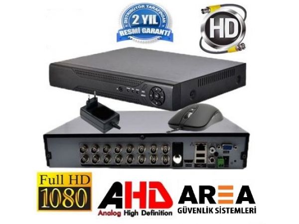 16 KANAL 5MP 1440   DESTEKLİ FULL HD 5in1 Hibrit H265 FONKSYONEL GÜVENLİK KAYIT CİHAZI