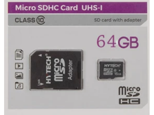 64 GB CLASS10 Adaptörlü Micro Sd Kart Bellek