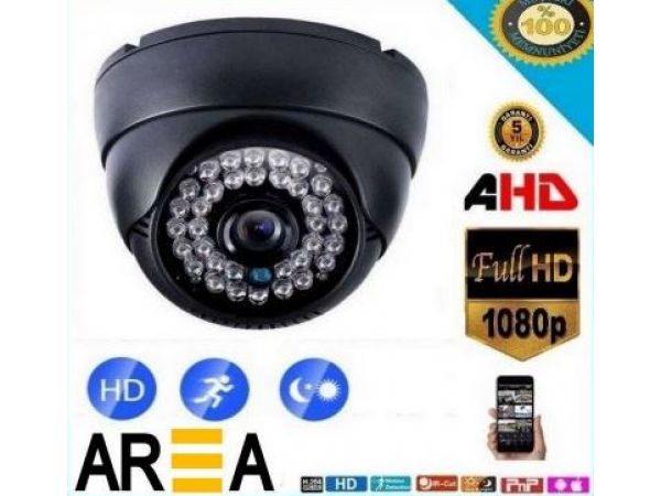 2 MP 1080P AHD SiYAH DOME ULTRA HD KAMERA 36 LED