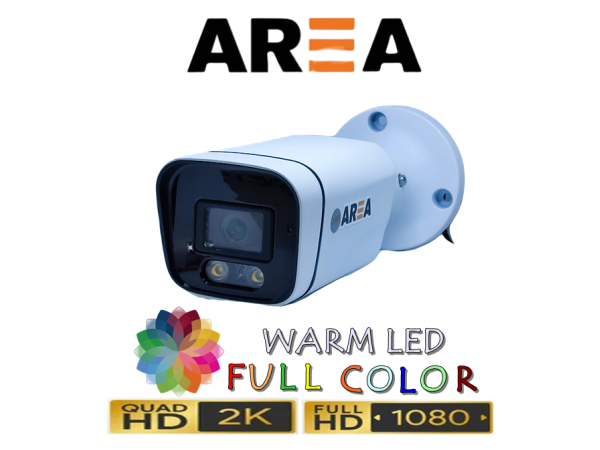 2MP 1080P AHD WARM LED DIŞ MEKAN METAL KASA GÜVENLİK KAMERASI