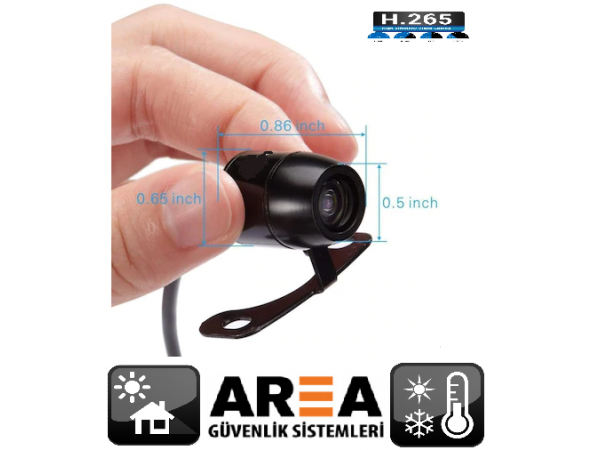 2MP TAMPON CAM AYAKLI MIROR 2MP 2.8 LENS ARAÇ KAMERASI AR-2611R