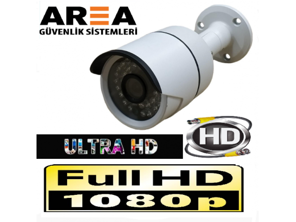 2MP 1080 FULL HD 36 IR LED METAL KASA SU GEÇİRMEZ GÜVENLİK KAMERASI 