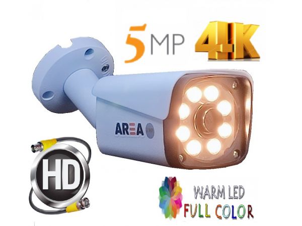 5MP 1440 FULL HD 8 WAMLED AHD METAL KASA ULTRA HD GÜVENLİK KAMERASI