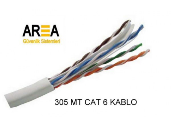 CAT6 METRAJ KABLO SAF BAKIR  HOLOGEN FREE