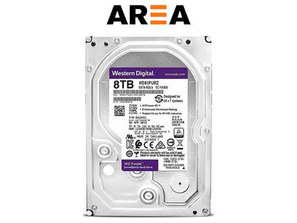 8 TB WD Purple 3.5" 7/24 7200 256M SATA 3 WD81PURZ